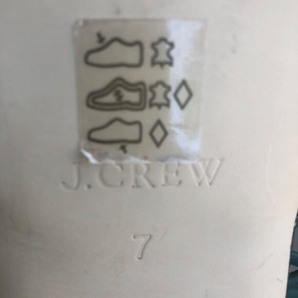 J Crew Leopard Print Cross Strap Sandals Size 7 Leather Slides Flip Flops NOTE - Picture 11 of 16